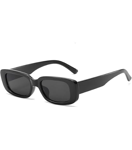 Chic Rectangle Sunglasses for Women & Men, Retro Square UV400 Fashion Sunnies Amazon.com: kimorn Rectangle Sunglasses for Women man, Retro  main image 3