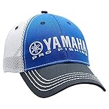 Yamaha New OEM Pro Fishing Mesh Hat, Blue w/Black Bill, CRP-16HPF-BK-NS