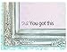 BERRYZILLA PS You GOT This Decal Vinyl Sticker Bathroom Mirror Wall Art Confidence Be Amazing Quote Mirror Living Room Home Window