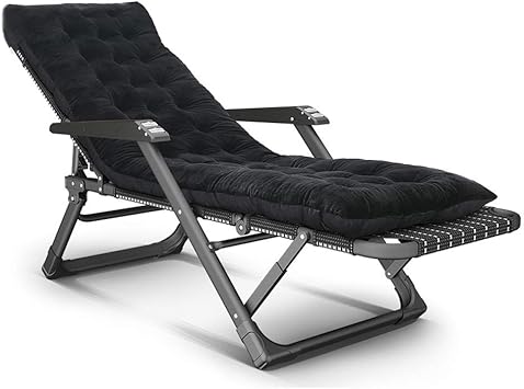 Ucyg Relaxliege Strandliege Gartenliege Klappbar Leicht Wetterfest Liege Sonnenliege Liegestuhl Garten Klappbar Armlehne 150 Kg Maximale Belastung 178x67x25cm Color Black Amazon De Kuche Haushalt