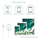 iPhone Charger, Skiva PowerFlow 2.4-Amps 12W AC Wall Foldable Plug Charger for iPhone X / 8 / 8 plus / 7 7+ SE, iPad Pro Air mini [Integrated Apple MFi Certified 8-pin Lightning Cable] [Model:AC107]
