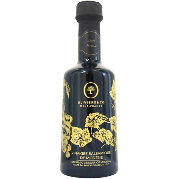 Oliviers&Co Gusto Intenso – Aged Balsamic Vinegar Of Modena IGP | Premium Italian Balsamic For Salad Dressing, Marinades, Glazes & Gourmet Cooking | High Density 1.34 | 8.5 Fl Oz