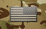 Infrared Reverse US Flag Patch - Tan & Black