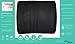 OKWU COMFORT Gel PAD Lumbar Back Support Pillow Cushion for Lower Pain Relief for Cars Wheelchair Chair Office Sitting (Black mesh Cover)