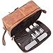 Amerileather Toiletry Bag with Bonus Accessories (Distressed Brown)