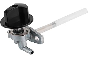 Qiilu Fuel Gas Tank Petcock ATV Shut On Off Valve with Lid Fit for TRX400X TRX400EX 09-14 High Performance Fuel Valve Petcock