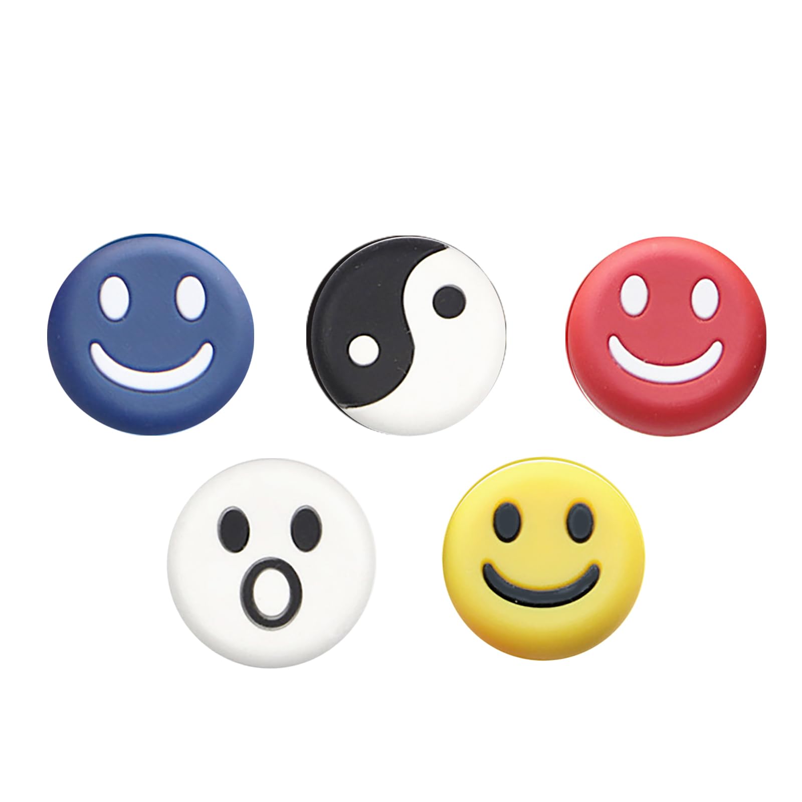 Tennis Racket Vibration Dampeners, Tennis Racket Shock Absorber, Colorful Tennis Accessories (5 pcs)