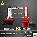 Alla Lighting 5200lm AL-R HB4 9006 LED Yellow Fog Lights Bulbs Xtreme Super Bright 12V 3000K Amber 9006 LED Bulbs Replacement for Cars, Trucks