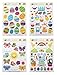 Holiday Designs Easter Window Cling Decorations - 4 Large Sheet Sets