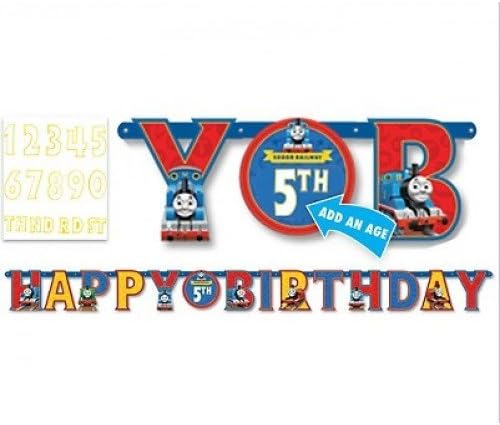 Amazon Co Jp レターバナー トーマス アッド アン エイジ 誕生日 飾り付け 並行輸入品 おもちゃ