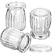 KAMOTA Glass Jars, 40 PACK 4 oz Yogurt Jars With PE Lids, Glass Pudding Jars Yogurt Jars Ideal for Jam, Honey, Wedding Favors, Shower Favors, Baby Foods (150ml)