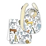 DwellStudio Bib and Burp Set, Safari
