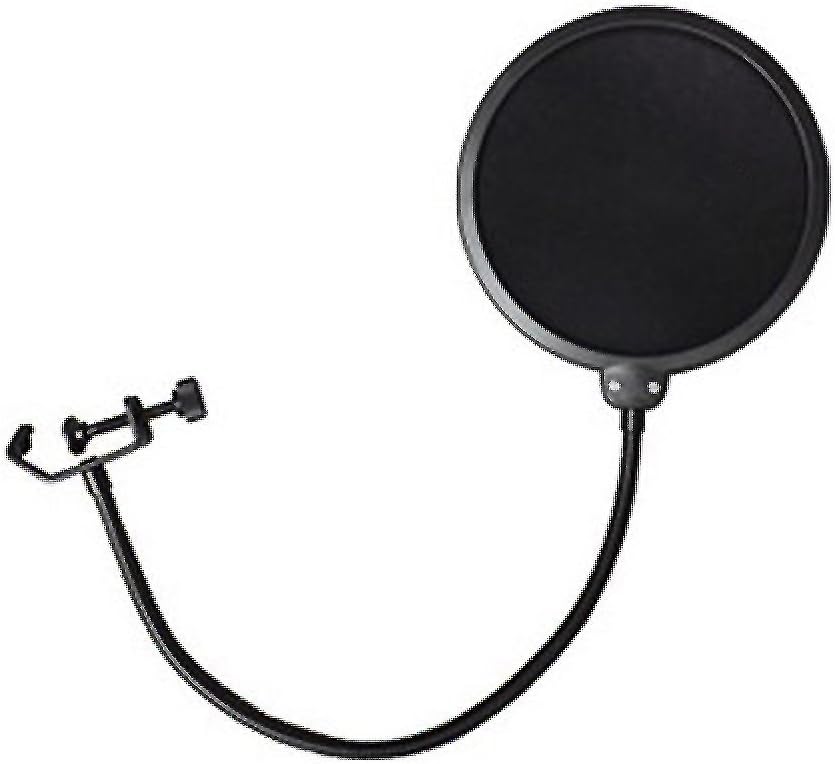 SuPoo Studio Microphone Mic Wind Screen Pop Filter/ Swivel Mount, 360° Flexible Gooseneck Holder