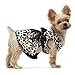 Fitwarm Leopard Print Pet Clothes for Dog Dresses Cat Apparel Costume Brown Small