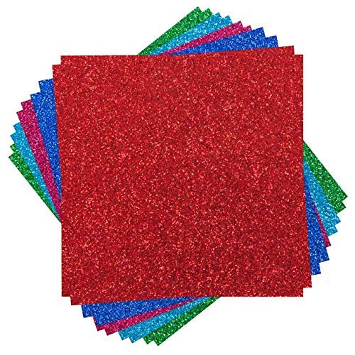 Cricut Glitter Cardstock Sampler, Brights 12" x 12" Pricepulse