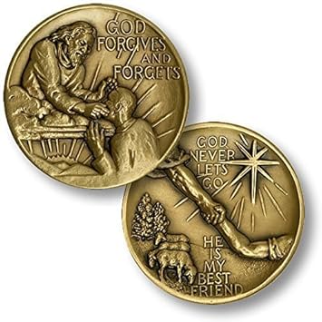 God Forgives And Forgets Challenge Coin