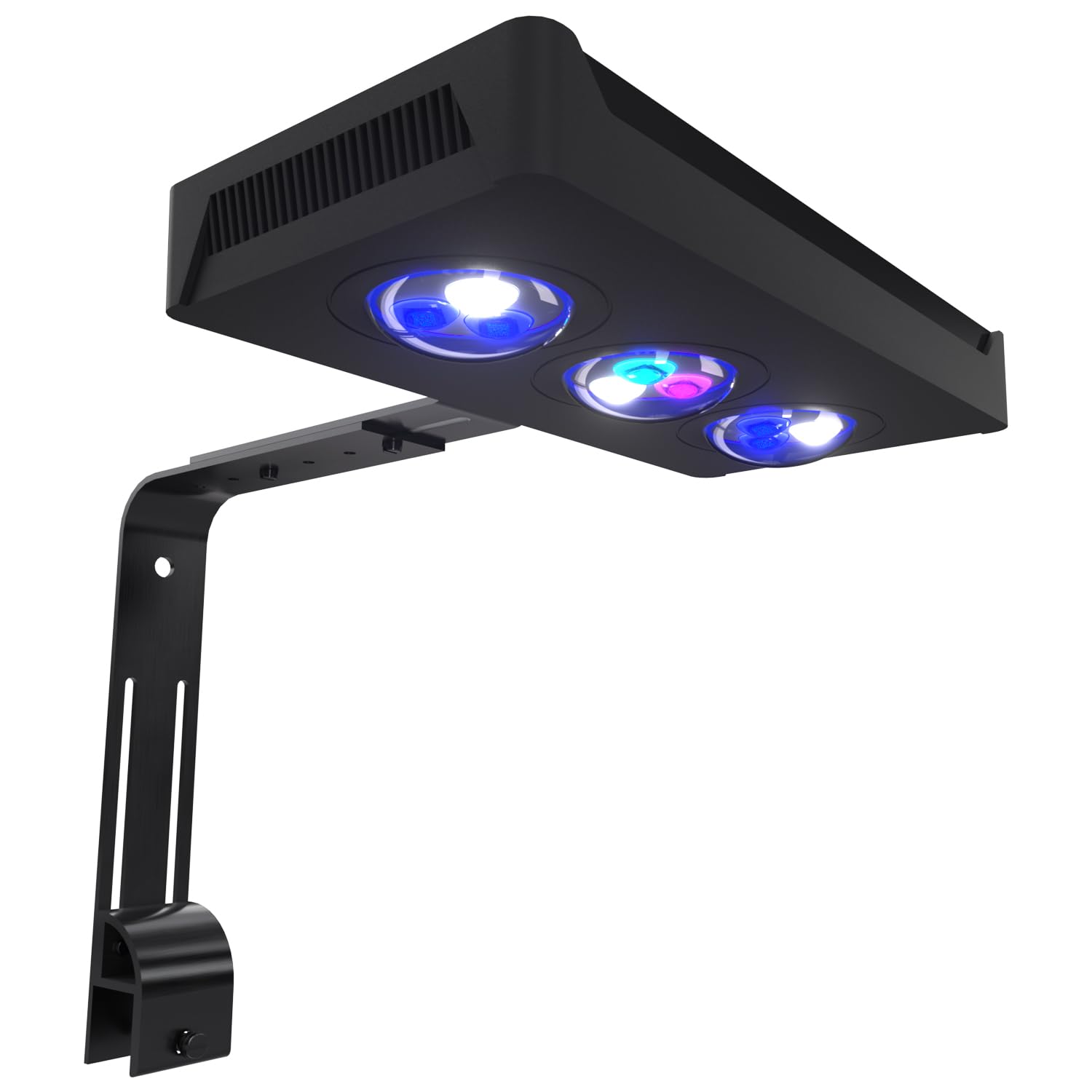 Photo 1 of Corals Chat Aquarium Reef LED Light,30W Cree Spectrum Marine Saltwater Coral Aqua Knight LED Light Lamp with Timer and Sunrise Sunset Control for LPS/SPS Fish Nano Tank