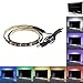 SUPERNIGHT Bias RGB TV Backlight,5050 Multi-color LED Light Strip With Adhesive Tape for Flat Screen TV Accessories,HDTV,Desktop LCD,PC Monitor(USB Powered,0.9Meter,27LED)