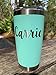 Personalized Name Design, Laser Engraved yeti Stainless Steel Travel Mug Available in Your Choice of Duracoat Colors Not A Sticker