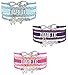 Diabetic Awareness Leather Multi Strap Bracelet 3 Pack, Smaller Wrists
