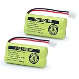 QBLPOWER 2.4V Rechargeable Battery Compatible with AT&T Vtech Phones BT18433 BT184342 BT28433 BT284342 BT-8300 BATT-6010 BT1011 BT1018 BT1022 BT1031 89-1326-00-00/89-1330-01-00/CPH-515D(Pack of 2)
