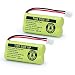 QBLPOWER 2.4V Rechargeable Battery Compatible with AT&T Vtech Phones BT18433 BT184342 BT28433 BT284342 BT-8300 BATT-6010 BT1011 BT1018 BT1022 BT1031 89-1326-00-00/89-1330-01-00/CPH-515D(Pack of 2) primary