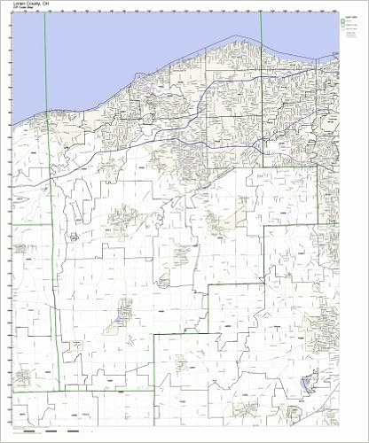 Lorain County Zip Code Map Lorain County, Ohio Oh Zip Code Map Not Laminated: Office Products:  Amazon.com