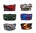 6pcs Assorted Seamless Outdoor Sport Bandanna Headwrap Scarf Wrap