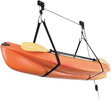 Amazon Co Jp Asmsw カヤック ホイスト 自転車 スタンド カヌー リフト バイクラック 天井 吊り下げ ガレージ 収納 ホーム キッチン