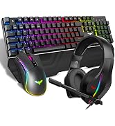 havit RGB Dual Balance Headphone Stand 
