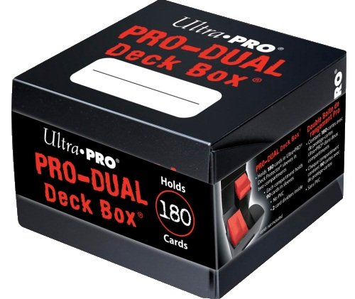 Ultra pro black pro dual standard deck box