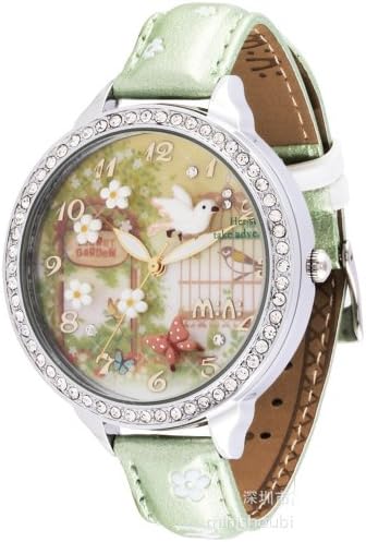 ufengke® fashion rhinestone children watch for girls-bird flower secret garden theme