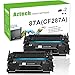 Aztech Compatible Toner Cartridge Replacement for HP 87A CF287A 87X CF287X (Black, 2-Pack) primary