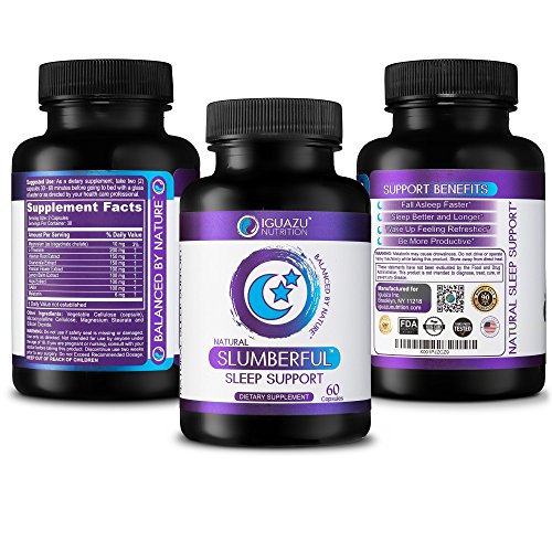 Slumberful Natural Sleep Aid - Premium Sleeping Pills with Valerian Root & Melatonin, Magnesium & Other Natural Non Habit Forming Ingredients, Also Helps with Anxiety, Stress, Mood & Focus 3 Pack - Thumbnail 4