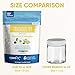 Tranquility Bath Salt 32 Ounces Epsom Salt with Geranium, Chamomile, Lavender and Lemongrass Essential Oils Plus Vitamin and All Natural Ingredients BPA Free Pouch with Easy Press-Lock Sealthumb 2