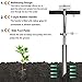 Soil Sampler Probe Rod with Sample Ejector, 40″ Soil Probe Sampler 304 Stainless Probe Step Tube with Foot Pedal T-Style Handle Soil Probes for Soil Sampling, Lab Garden Soil Test Tool Scaled Kitthumb 1