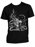 Born of Water Apparel: Lurker: Deep Sea Hard Hat Diver Vintage Black Tri-Blend - Shirt - Freediving | Scuba Diving | Spearfishing