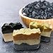 Handcrafted Bamboo Charcoal Soap - 3 Variety Pack with Moringa, Turmeric and Mung Bean - Activated Charcoal Soap Bar to Detoxify Skin