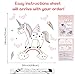 Unicorn Wall Decals Decor Stickers Large Gifts for Kids Teen Girls Boys Rooms Bedroom Nursery Bedding