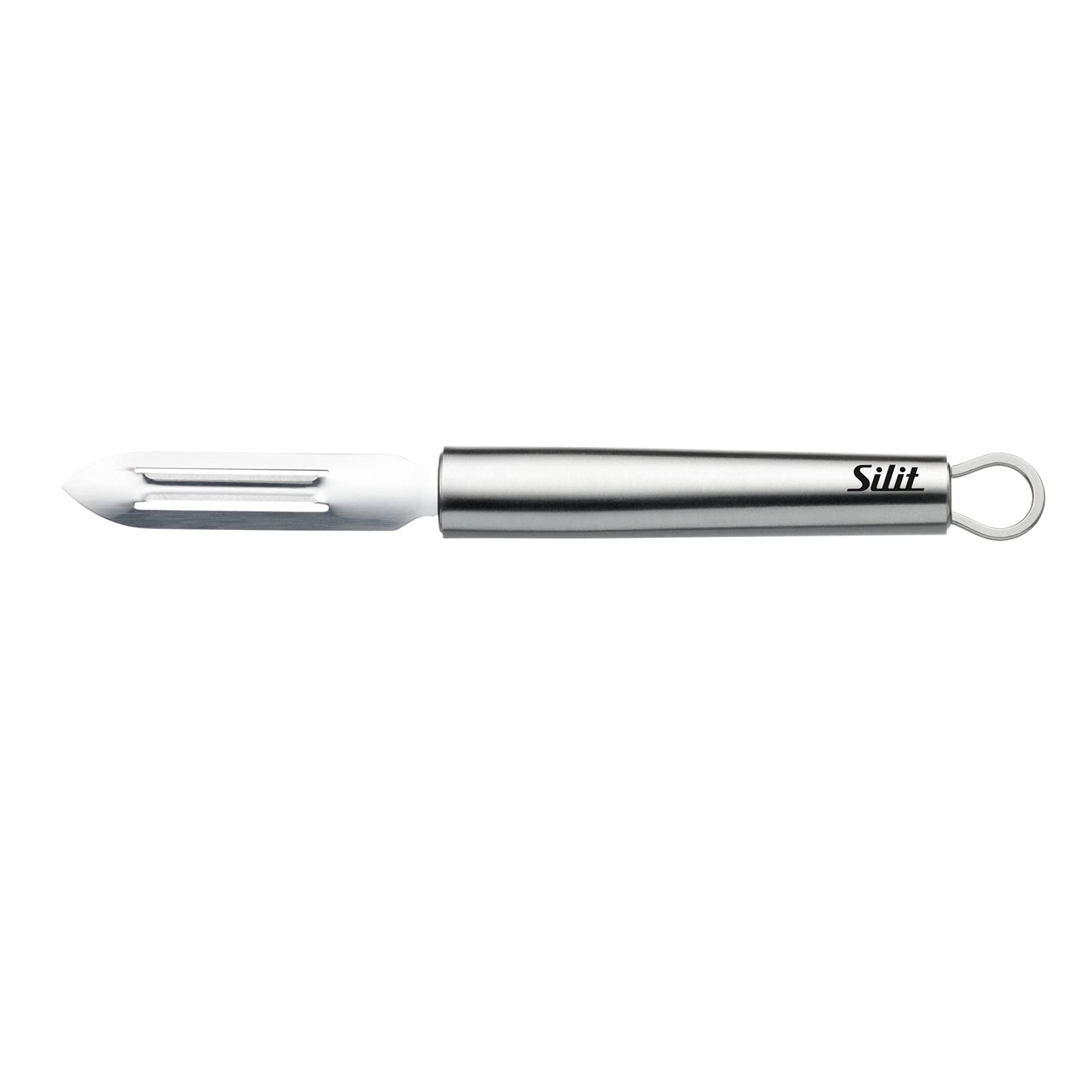 Silit 2142300731 Kartoffelschäler, Gemüseschäler, spülmaschinengeeignet Classic Line Peeler Stainless Steel 19 cm, stainlesssteel