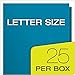 Oxford Two-Pocket Folders w/Fasteners, Light Blue, Letter Size, 25 per Box (57701)