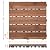 Yaheetech Deck Tiles Patio Pavers Interlocking Wood Composite Decking Flooring Deck Tiles 12 x 12’’Fir Wood Indoor Outdoor Applications Stripe Pattern, Natural Wood (54)