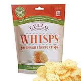 Cello Whisps Pure Parmesan Cheese Crisps, 12 Pack of 2.12 Ounce Bags