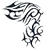 TAFLY Temporary Tattoos Men Totem Extra Large 8.6 x 9.4 Inches Shoulder Arm Band Body Art 2 Sheets