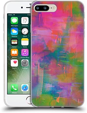 Official Amy Sia Crystal Pony Abstract Colours Soft Gel Case for Apple iPhone 7 Plus