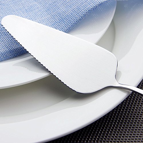 Cake Server, Pack of 6, AOOSY Stainless Steel Cake Server, Wedding Cake Knife for Party and Daily User, Safe in Dishwasher