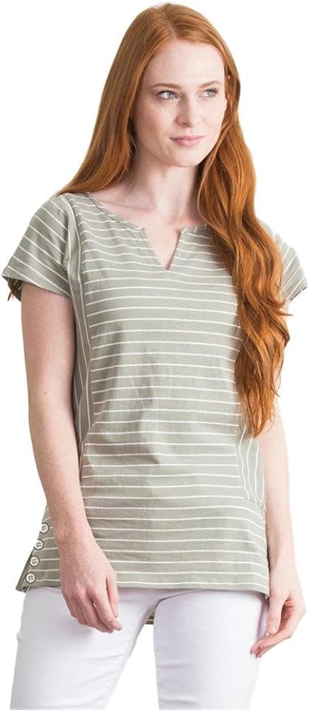 Simply Noelle All About The Lines Top at Amazon Womenâs Clothing store