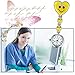 Womens Nurses Watch 7Pcs Cute Candy Color Smile Heart Face Clip-on Medical Doctors Lapel Clasp Pocket Watch