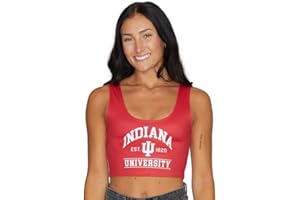 Lojobands Women's College Gameday Outfit Tank Top Tailgate Crop Top One Size Fits Most