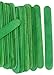 CraftySticks- 100 Pack, Green Color Craft Sticks, 6 Inch Green Jumbo Popsicle Sticks for Crafts, Home, School Art, Building, Learning, Wood Tongue Depressor Size